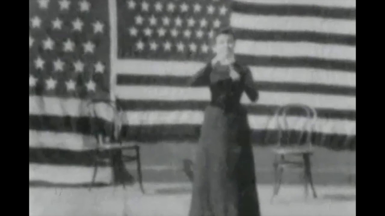 Deaf-Mute Girl Reciting “Star Spangled Banner”